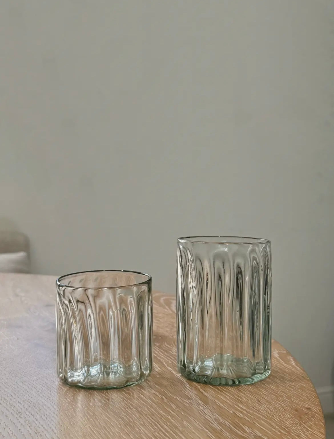 Handblown Fluted Tumbler - Small